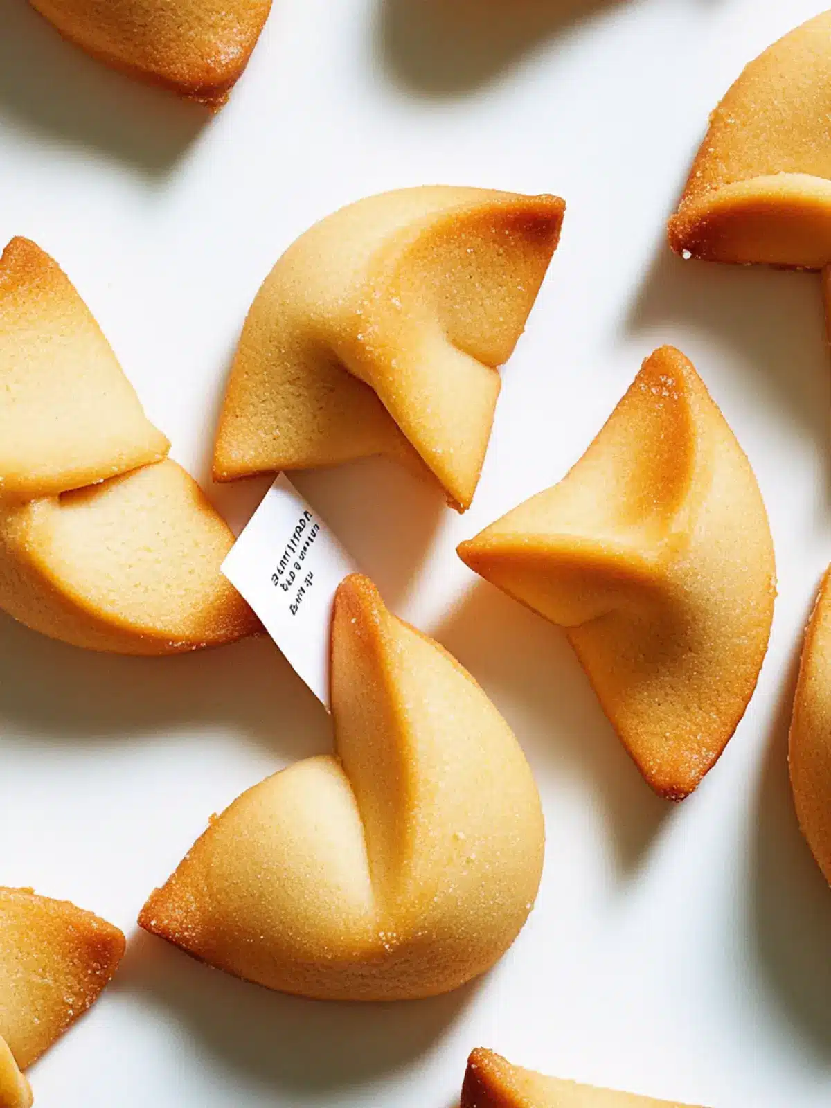 Delightful Homemade Fortune Cookies with Sweet Surprises 2 Fortune Cookies