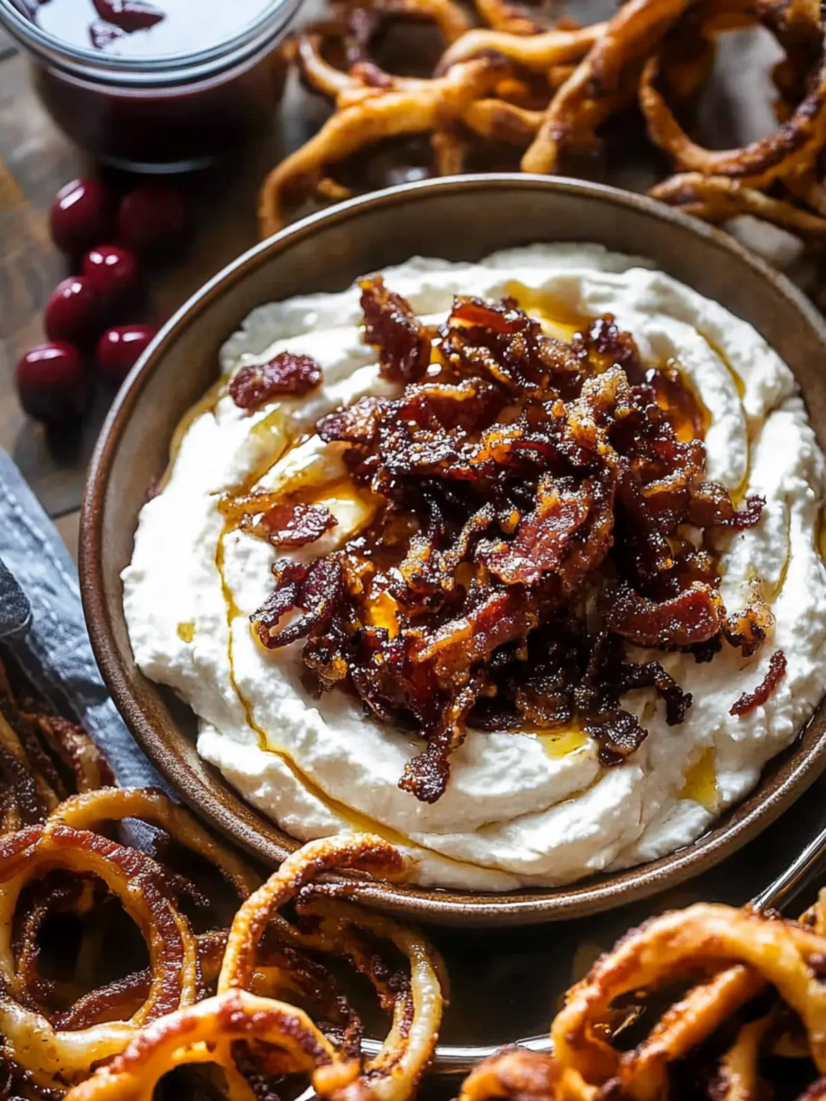 Whipped Goat Cheese Candied Bacon Dip That Wows Every Time 4 Whipped Goat Cheese Candied Bacon Dip