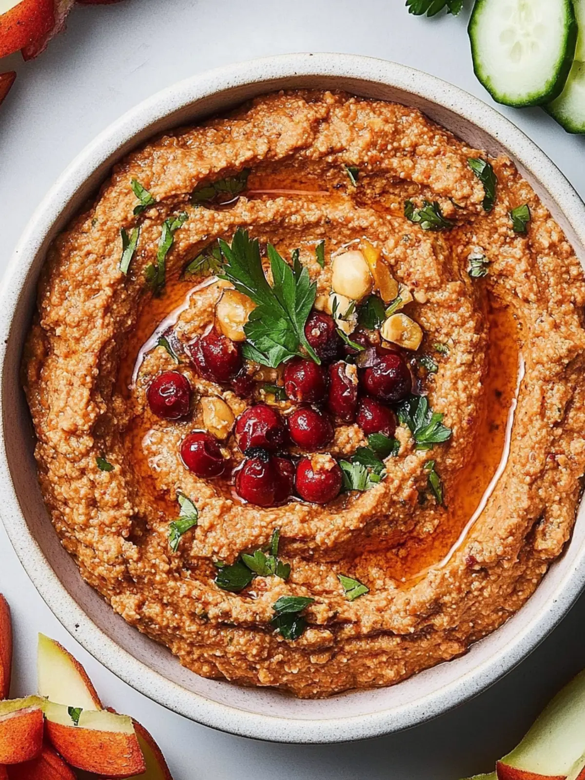 Delicious Muhammara Dip With Crudités for a Flavorful Feast 2 Muhammara Dip With Crudités