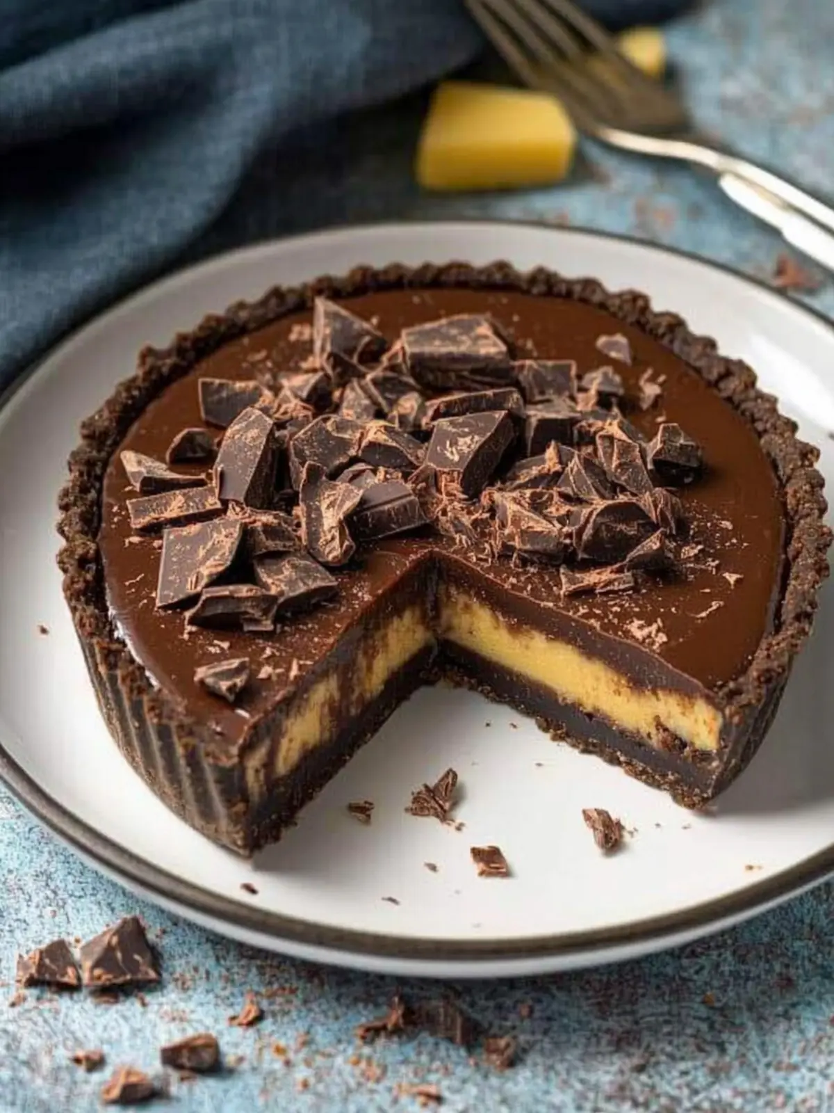 Decadent Vegan Chocolate Tart No-Bake Delight in 20 Minutes 3 Vegan Chocolate Tart (No-Bake)