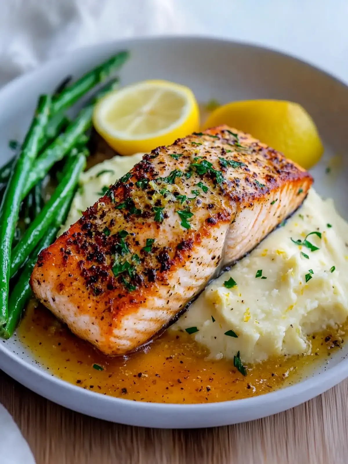 Baked Lemon Garlic Butter Salmon in 15 Minutes Flat 5 Baked Lemon Garlic Butter Salmon