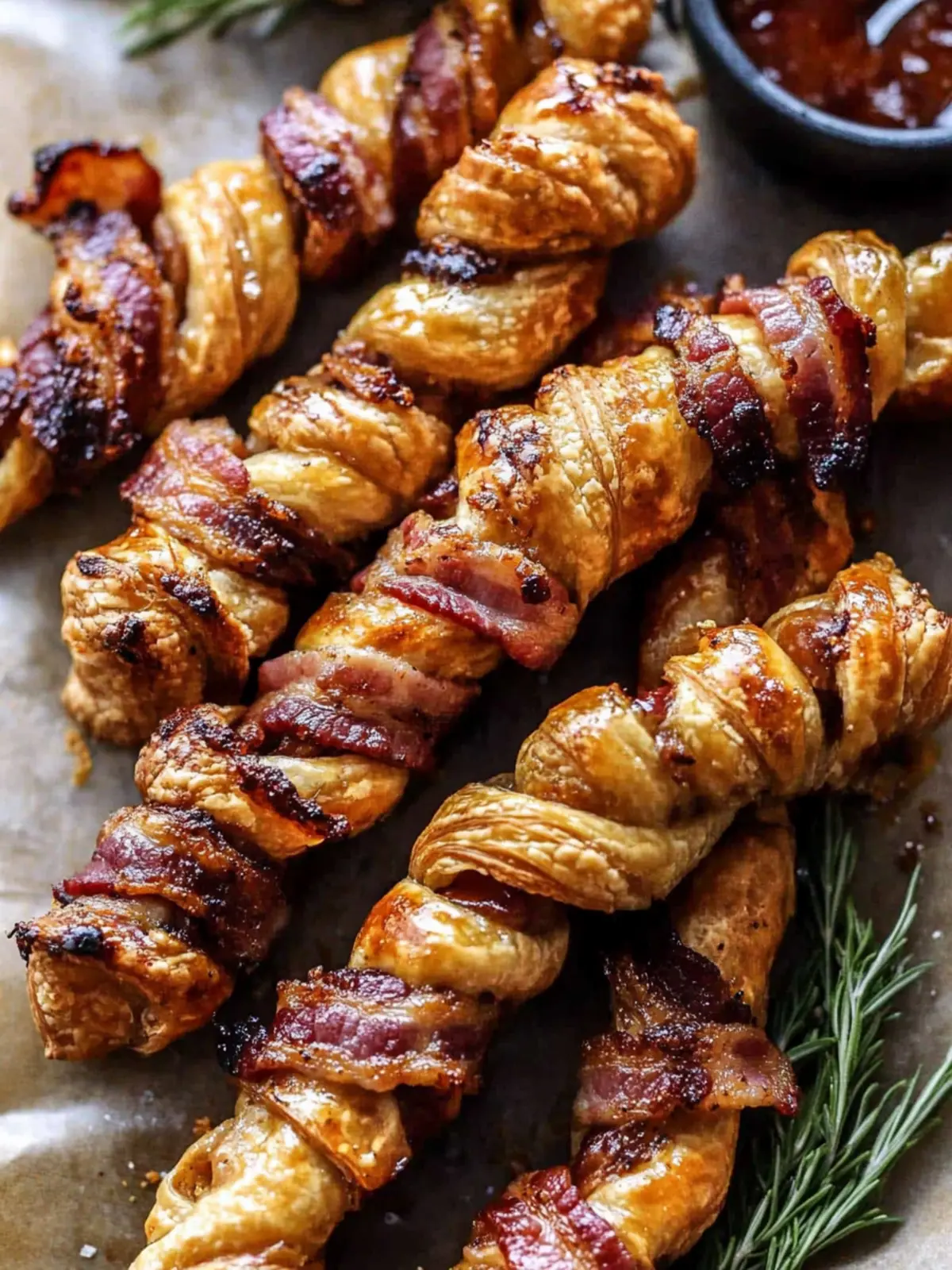 Sweet and Savory Cheesy Bacon Wrapped Puff Pastry Twists Bliss 4 Sweet and Savory Cheesy Bacon Wrapped Puff Pastry Twists