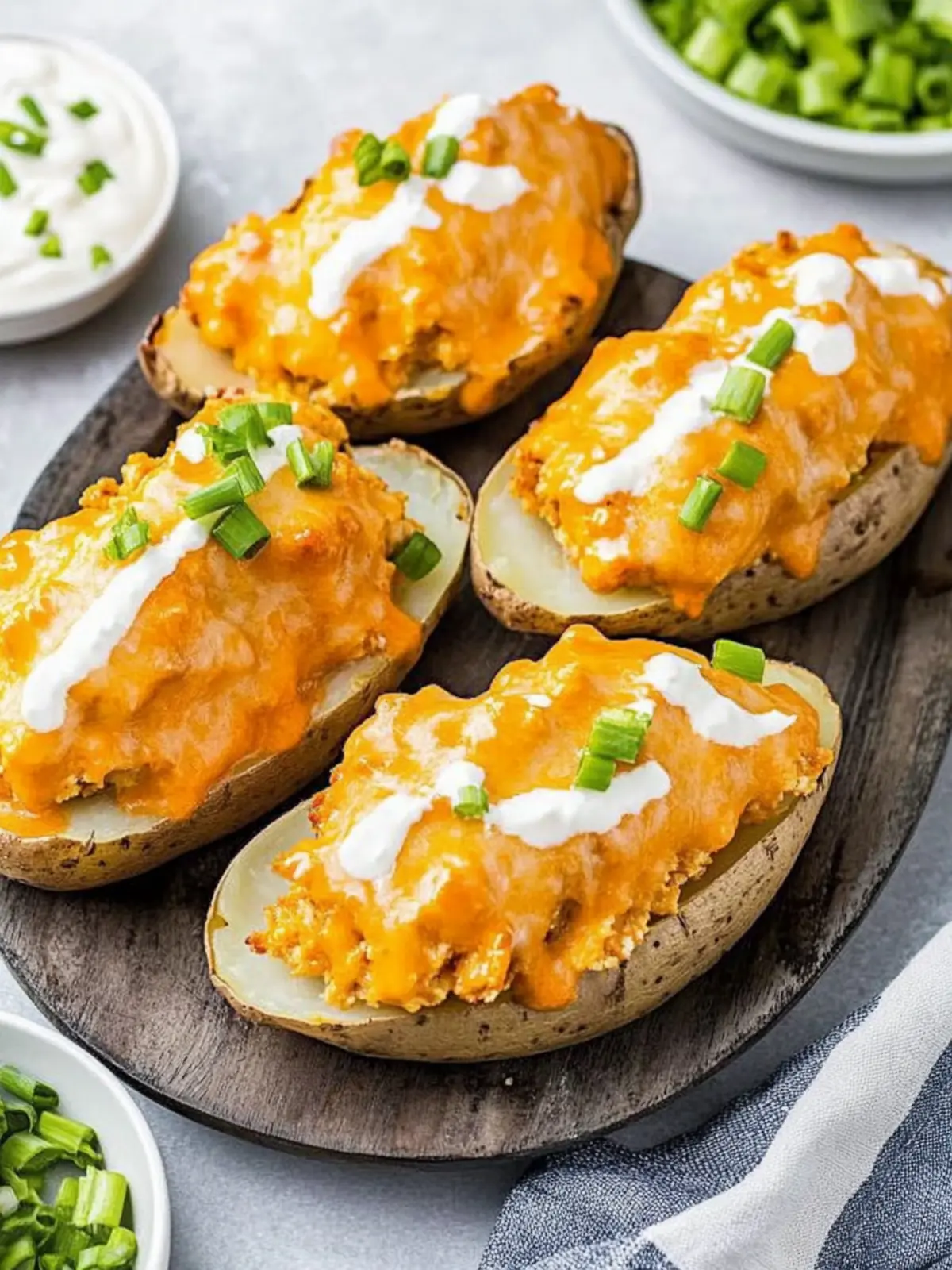 Buffalo Chicken Stuffed Potatoes for Flavor-Packed Comfort 3 Buffalo Chicken Stuffed Potatoes