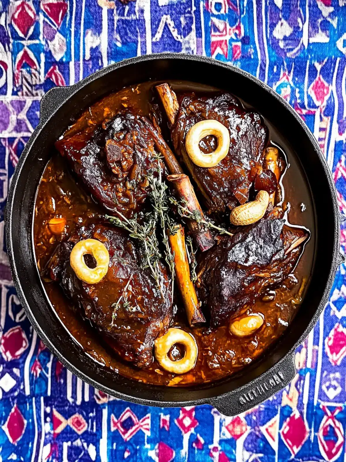 Glazed Beef Shanks with Coffee and Peanuts: A Bold Twist 4 Glazed Beef Shanks with Coffee and Peanuts