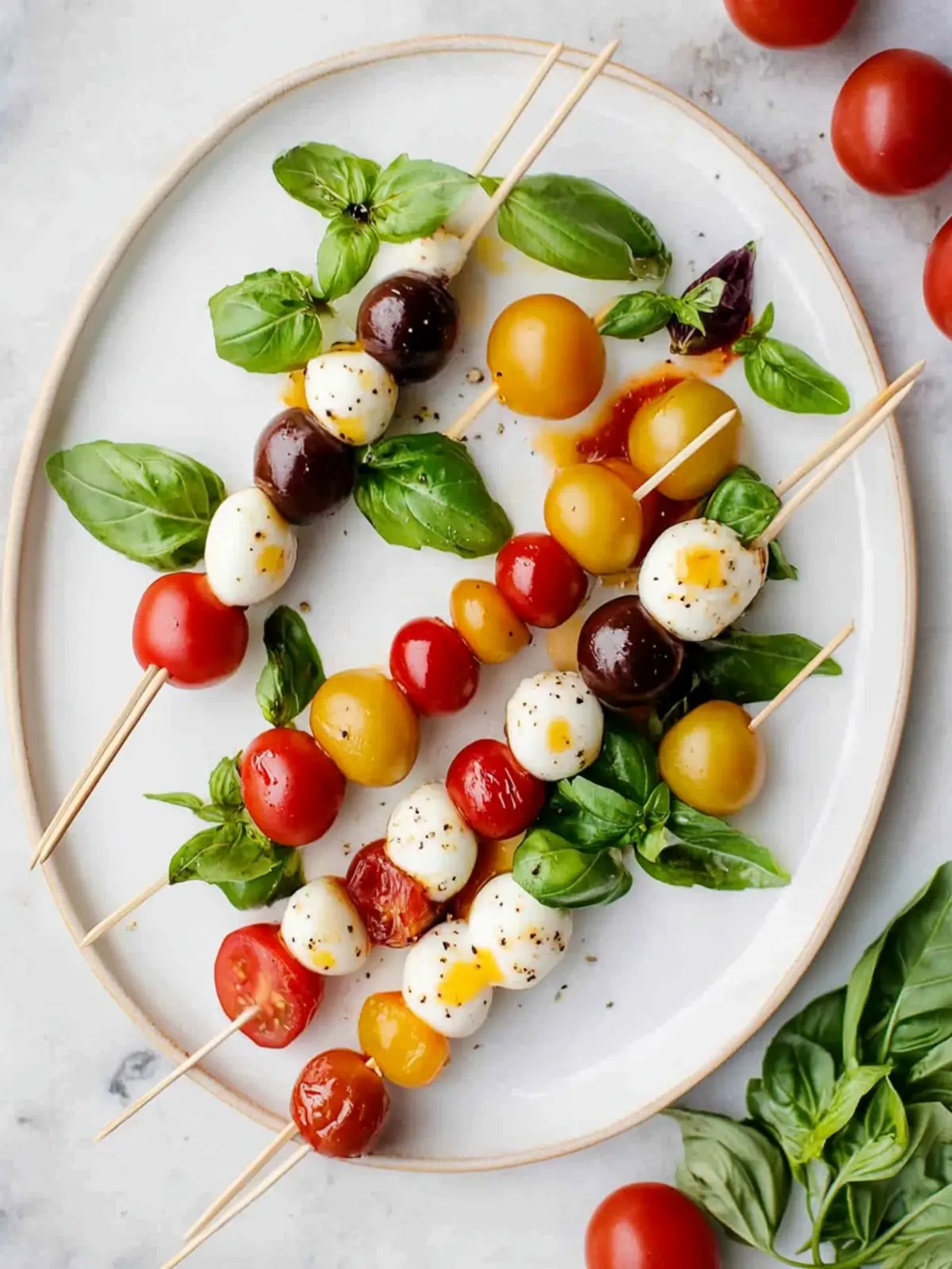 Effortless Caprese Skewers for a Refreshing Summer Bite 4 Caprese Skewers