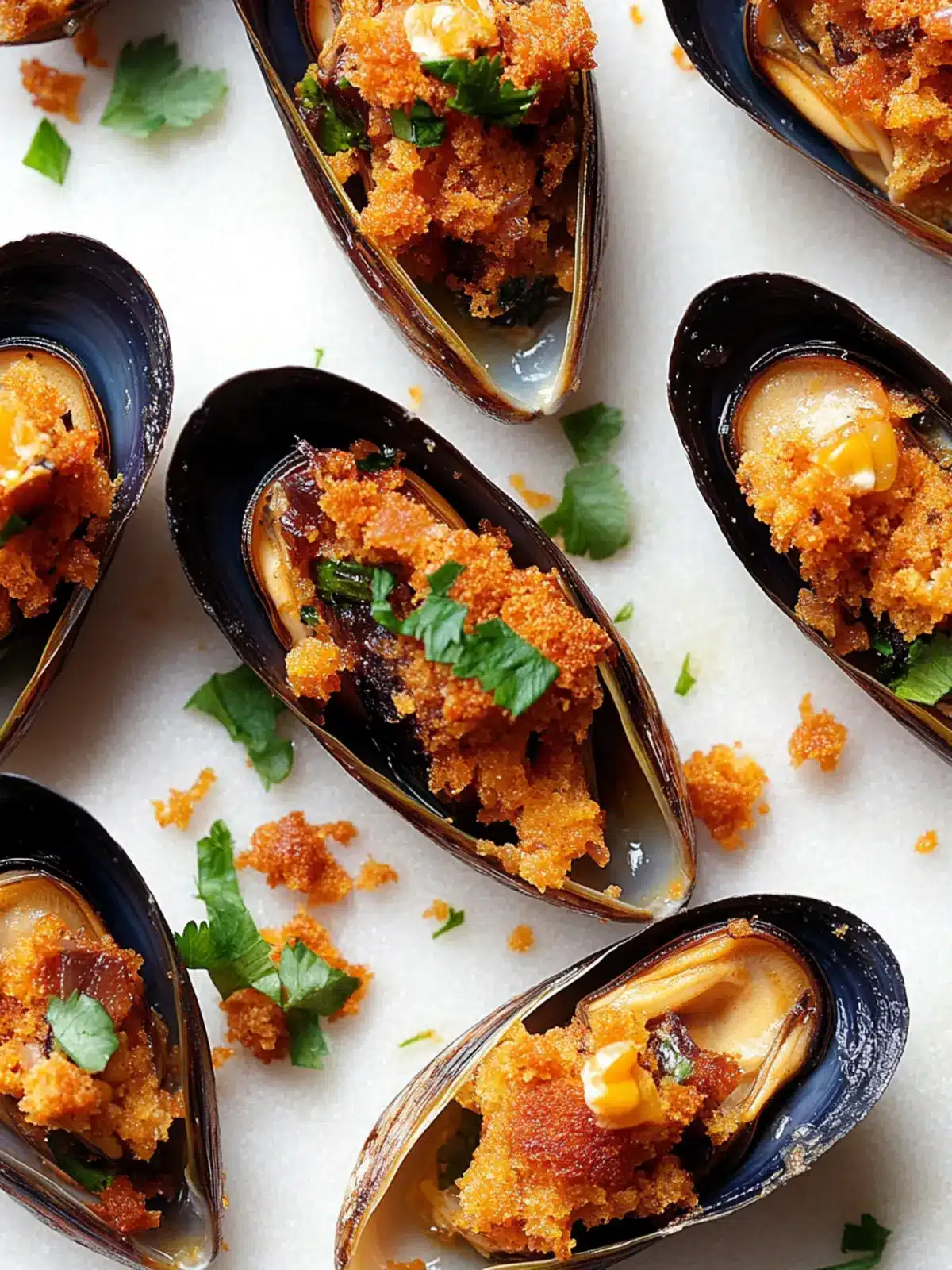 Delicious Cornbread-Stuffed Mussels for Flavorful Fun 4 Cornbread-Stuffed Mussels