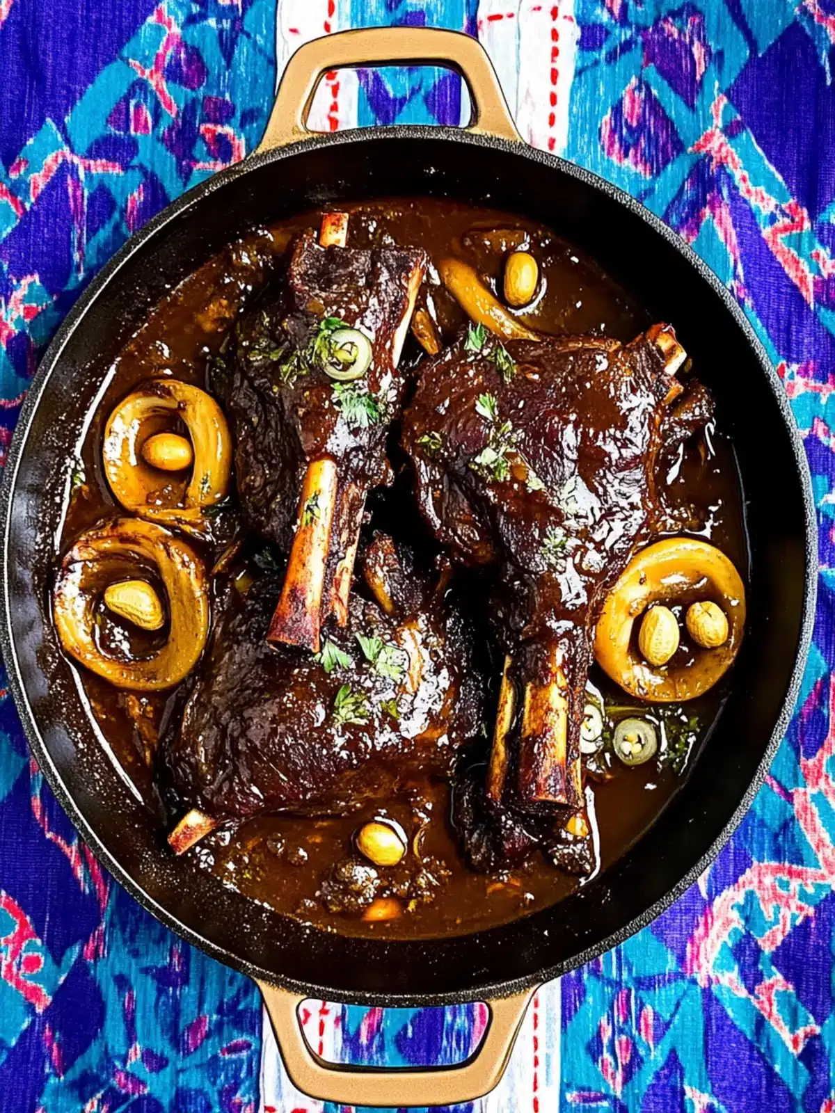Glazed Beef Shanks with Coffee and Peanuts: A Bold Twist 5 Glazed Beef Shanks with Coffee and Peanuts