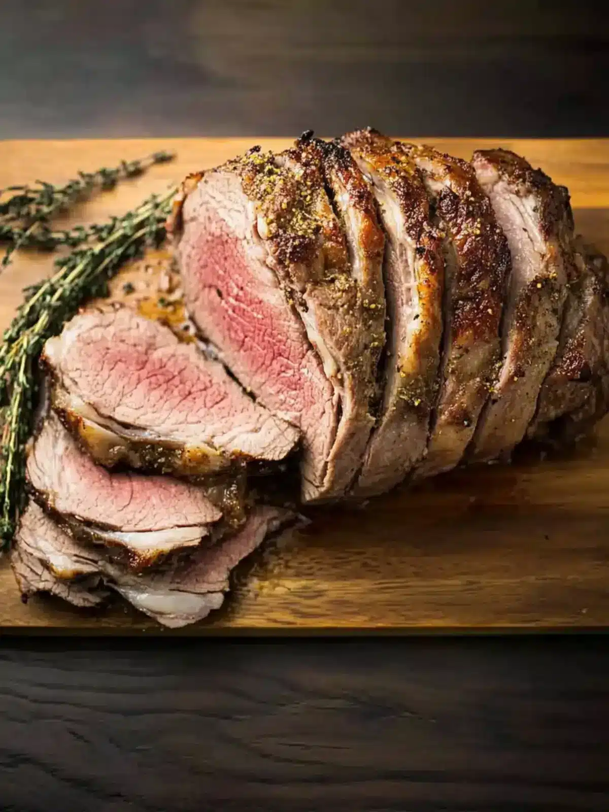 Savory Roast Leg of Lamb with Zesty Herb Marinade 4 Roast Leg of Lamb
