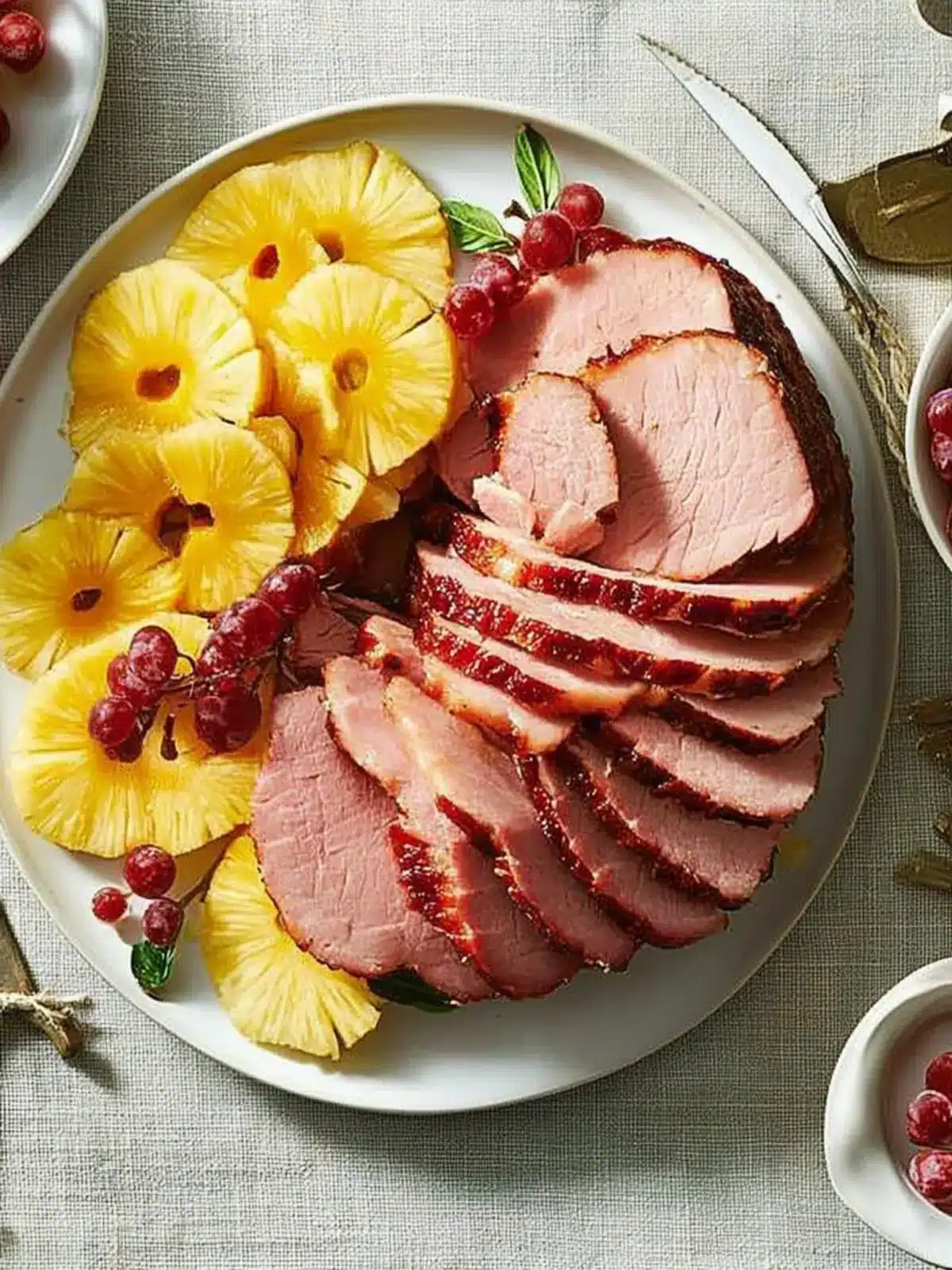 Irresistible Baked Ham with Pineapple for Holiday Feasts 3 Baked Ham with Pineapple