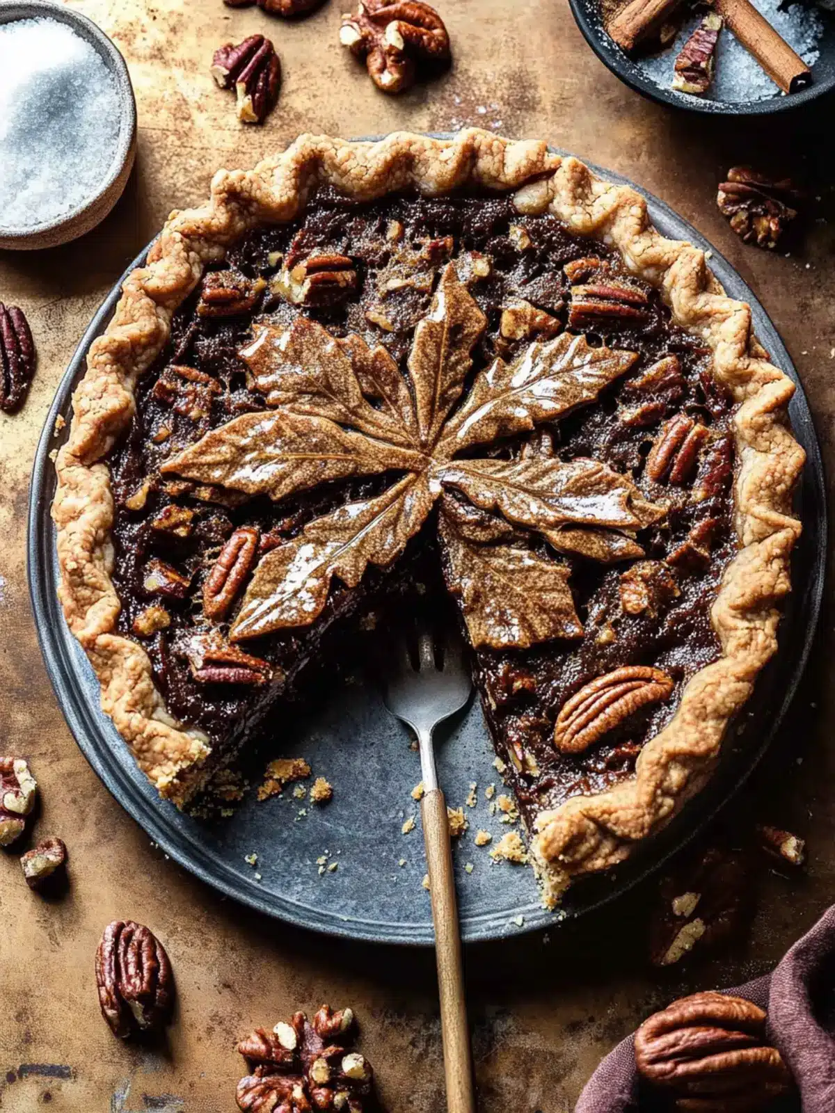 Decadent Brown Sugar Maple Pecan Cookie Pie Delight 2 Brown Sugar Maple Pecan Cookie Pie