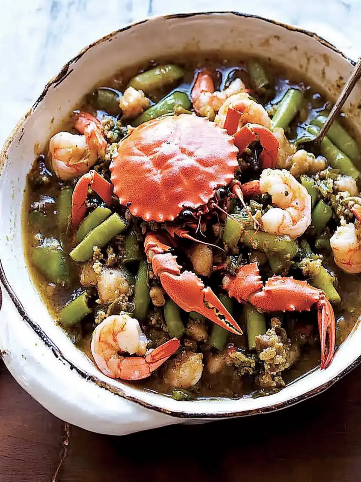 Savor the Flavor: Okra Gumbo with Blue Crabs and Shrimp 3 Okra Gumbo with Blue Crabs and Shrimp