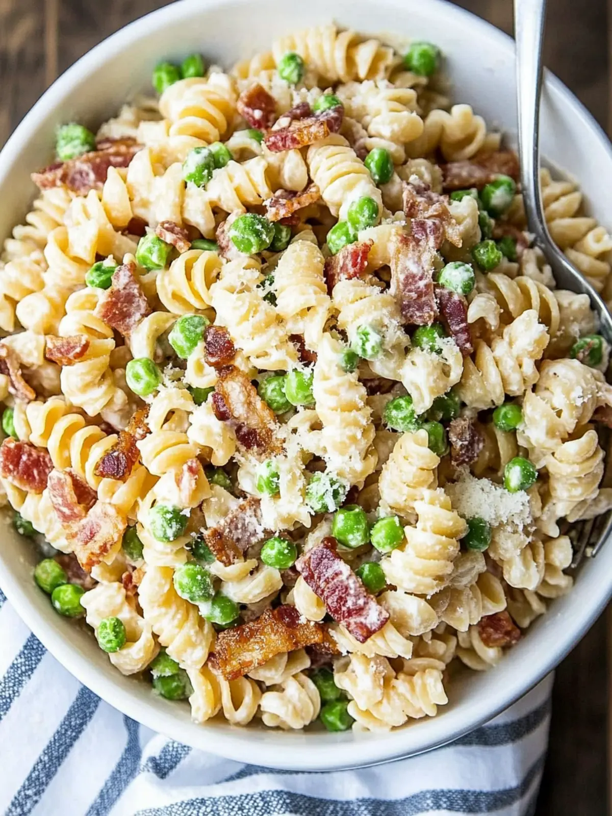 Creamy Bacon Pasta Salad That's Perfect for Every Barbecue 5 creamy bacon pasta salad