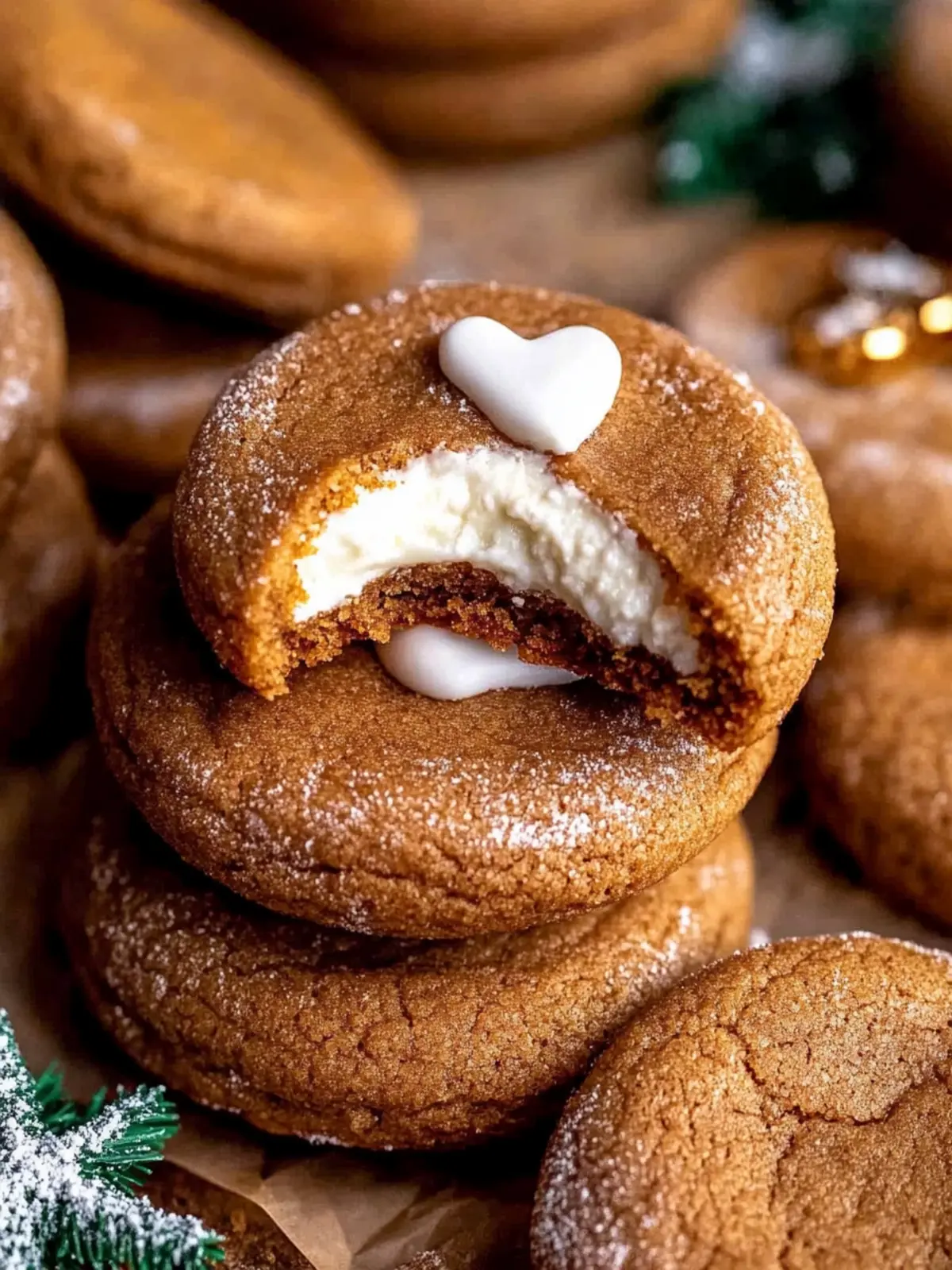 Gingerbread Cheesecake Cookies That Bring Holiday Cheer 5 Gingerbread Cheesecake Cookies