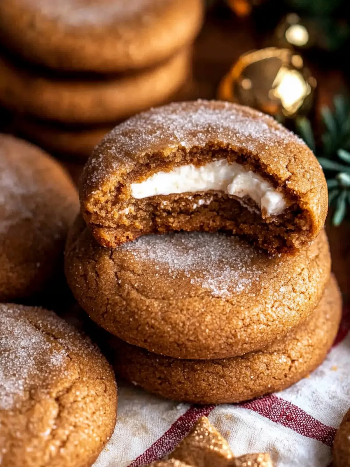 Gingerbread Cheesecake Cookies That Bring Holiday Cheer 4 Gingerbread Cheesecake Cookies