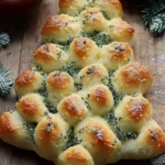 Cheesy Christmas Tree Bread