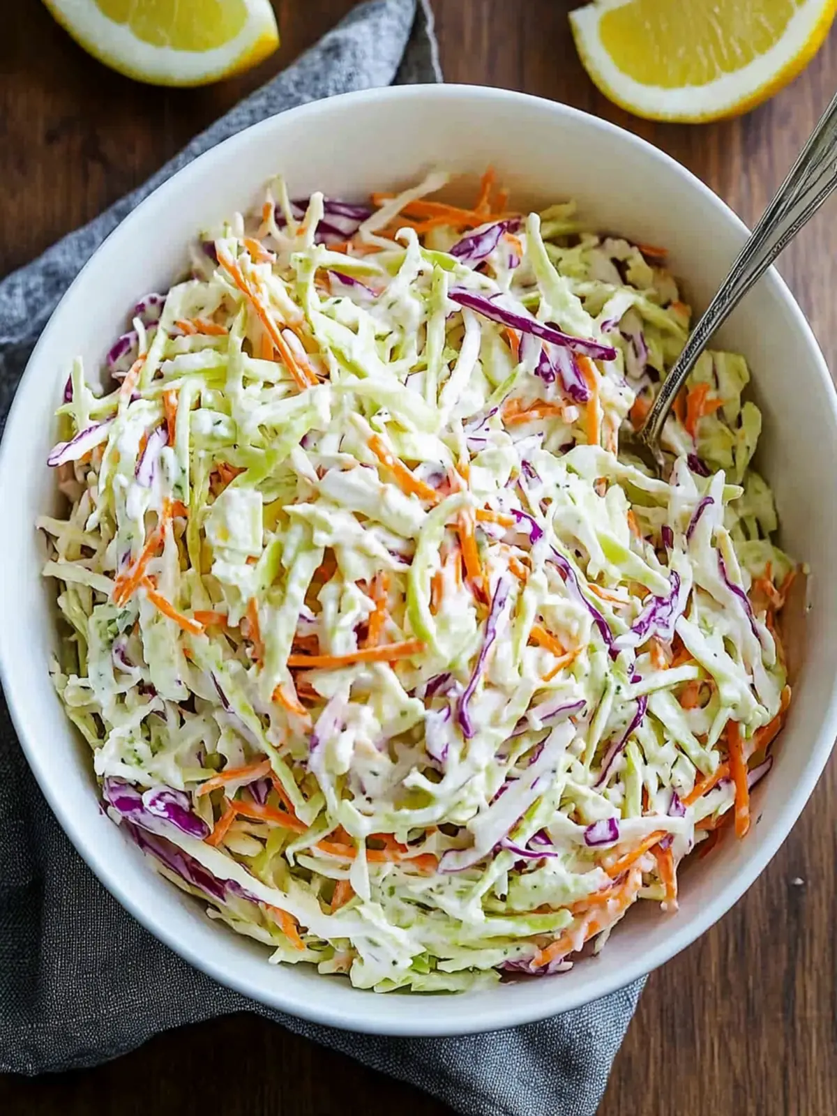 Homemade Coleslaw: Quick, Crunchy Perfection in Minutes 2 Homemade Coleslaw
