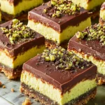 Dubai Chocolate Cheesecake Bars