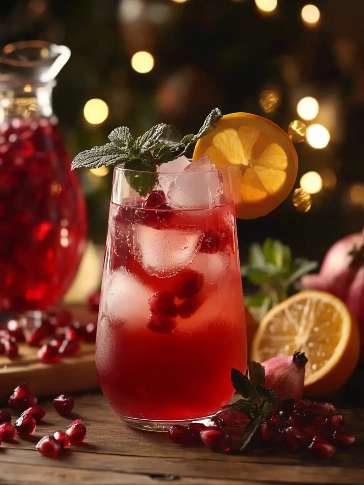 Delightful Non-Alcoholic Sparkling Pomegranate Punch Recipe 4 Non-Alcoholic Sparkling Pomegranate Punch