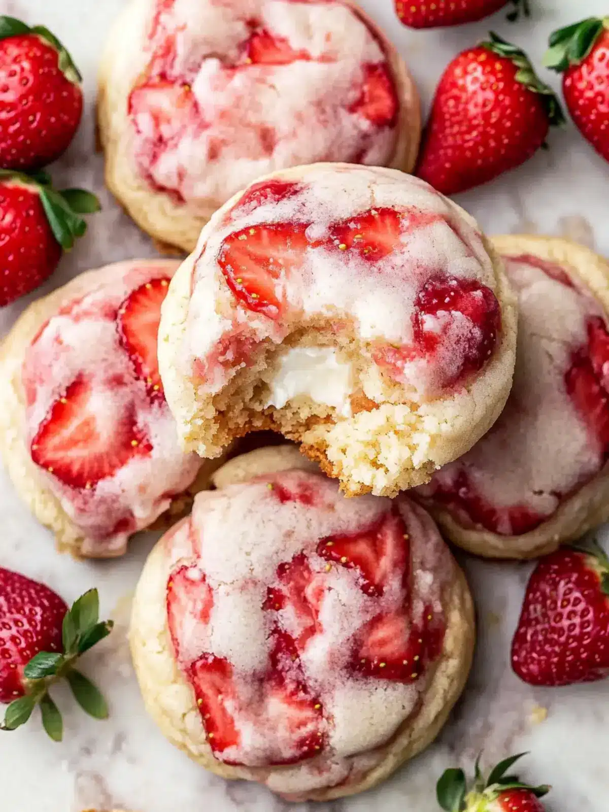 Delicious Strawberry Cheesecake Cookies for Your Sweet Cravings 5 Strawberry Cheesecake Cookies