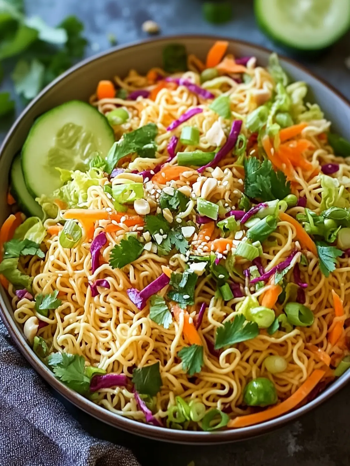 Delicious Easy Ramen Noodle Salad You’ll Crave Again! 4 Easy Ramen Noodle Salad