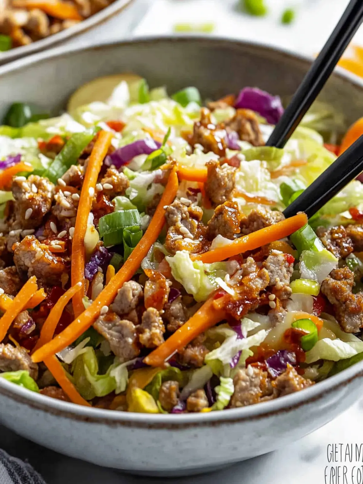 Savor the Flavor with Egg Roll In A Bowl Delight 2 Egg Roll In A Bowl