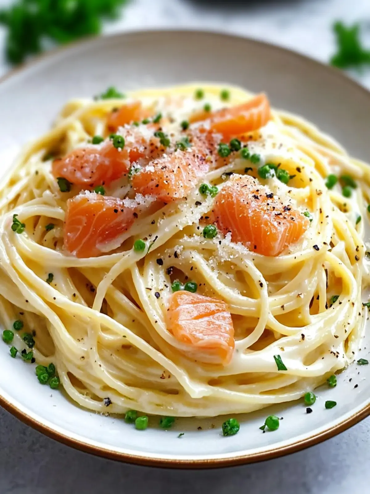 Creamy Smoked Salmon Carbonara for Effortless Elegance 5 Smoked Salmon Carbonara