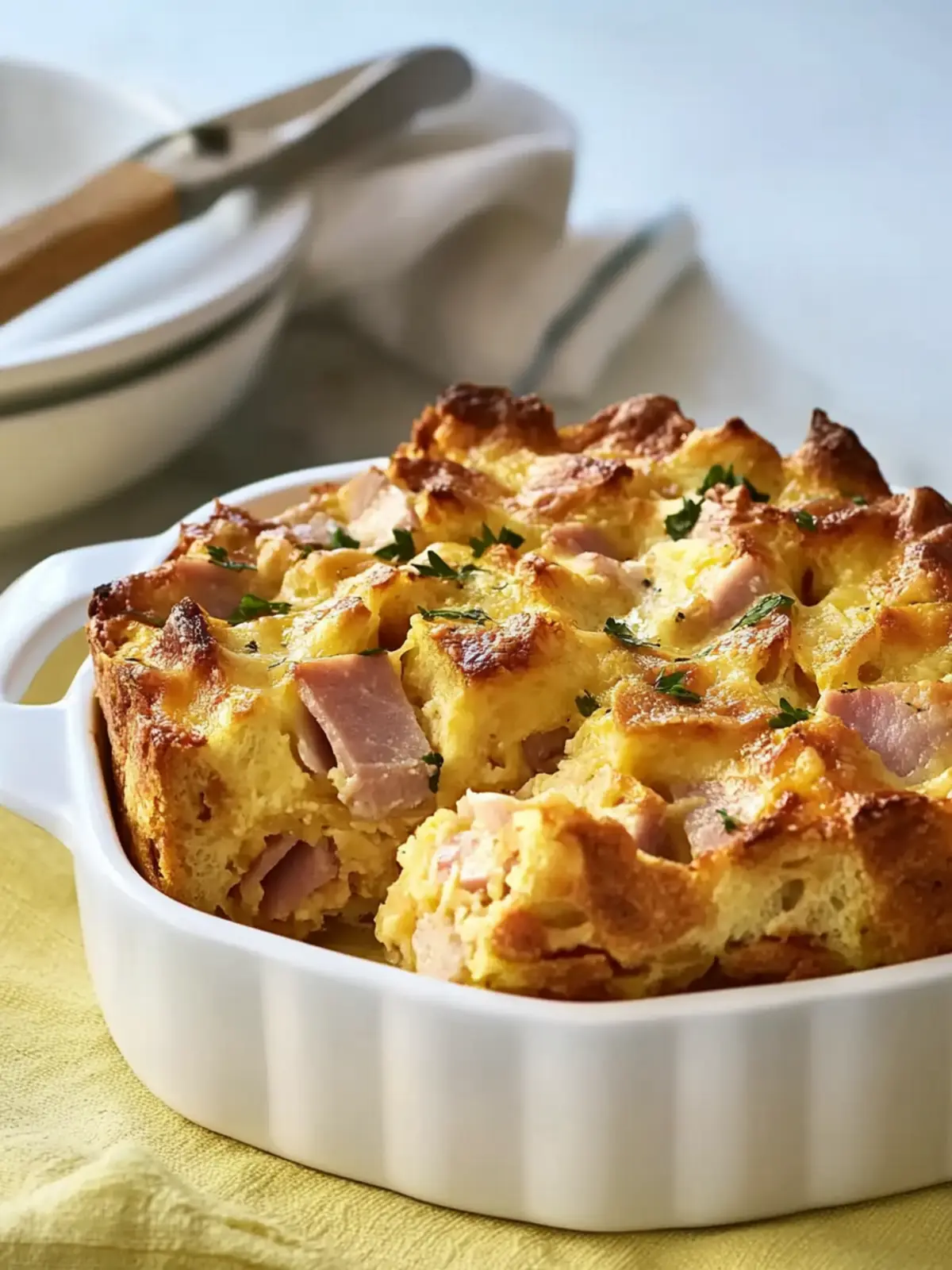 Savory Ham and Cheese Strata for a Cozy Breakfast Feast 4 Ham and Cheese Strata
