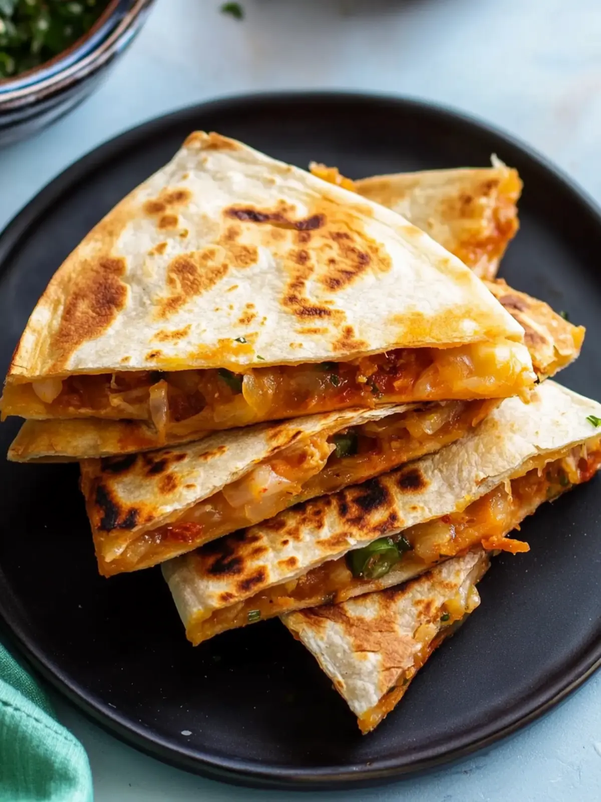 Savory Kimchi Quesadillas You’ll Crave More Than Takeout 3 Kimchi Quesadillas