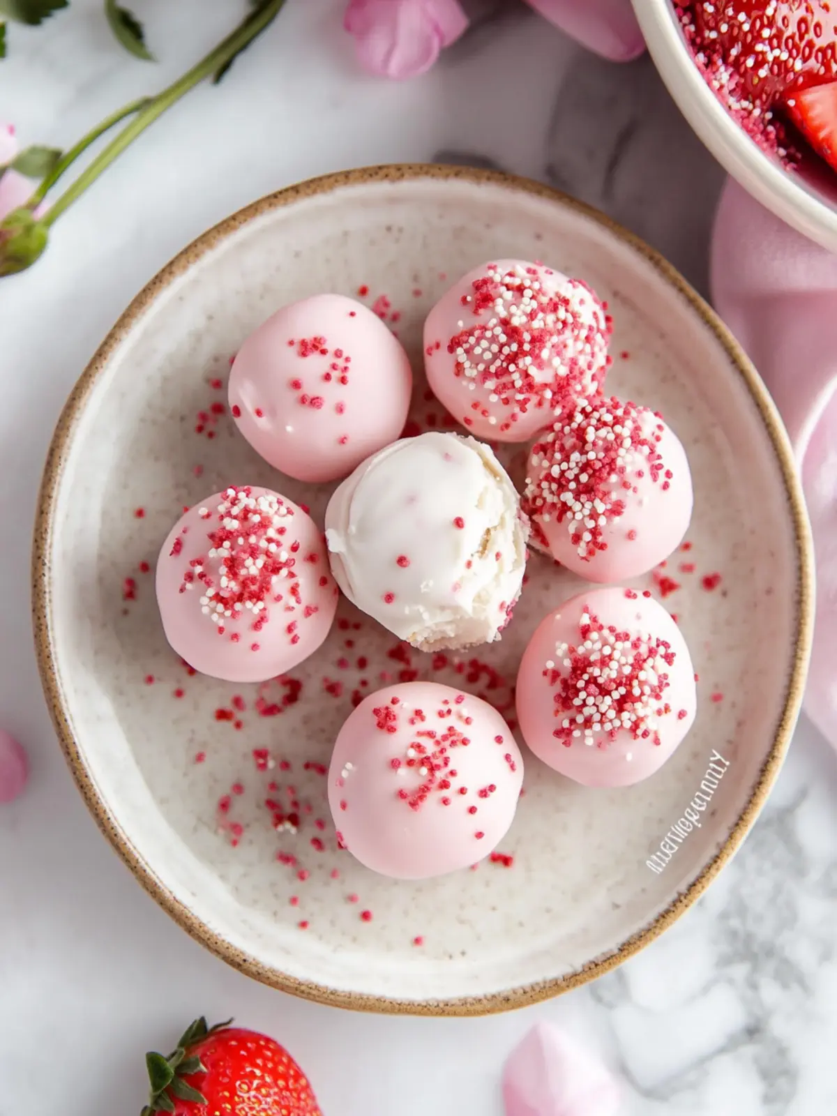 Easy Strawberry Cake Truffles Recipe for Sweet Celebrations 5 Strawberry Cake Truffles Recipe