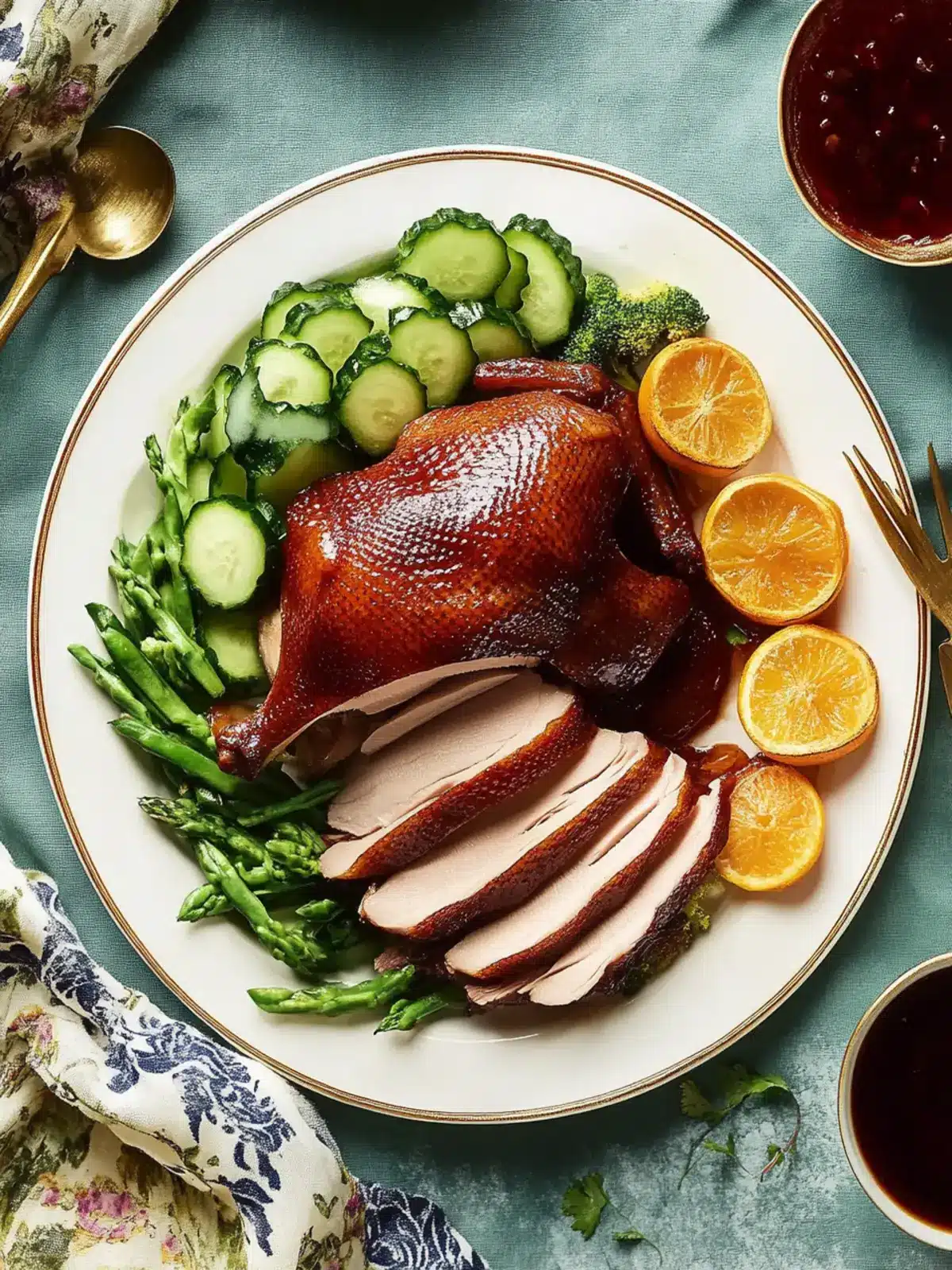 Savory Peking Duck with Irresistible Plum Jam Glaze 2 Peking Duck