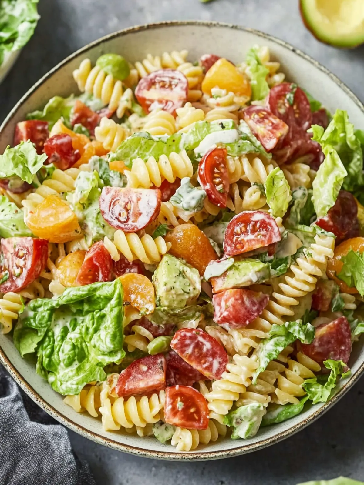 Ultimate BLT Pasta Salad With Ranch Dressing Bliss 2 BLT Pasta Salad With Ranch Dressing