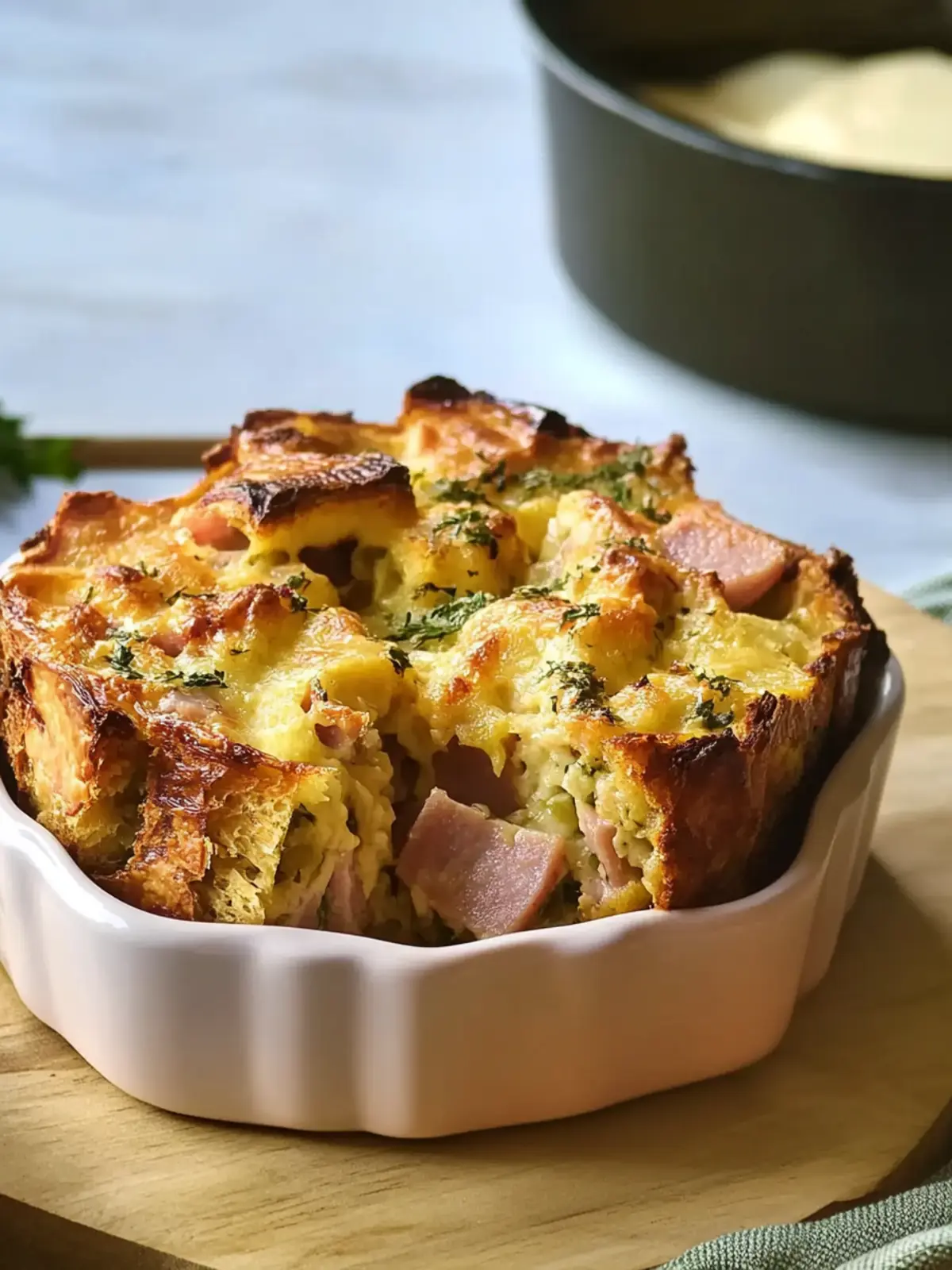 Savory Ham and Cheese Strata for a Cozy Breakfast Feast 3 Ham and Cheese Strata