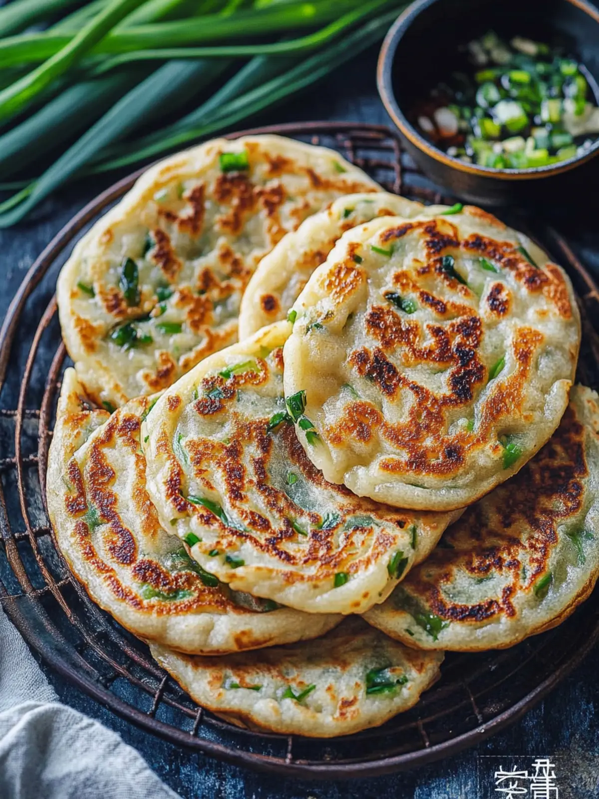 Delicious Scallion Pancakes That Will Change Your Snacking Game 5 Scallion pancakes (Cong You Bing, 葱油饼)