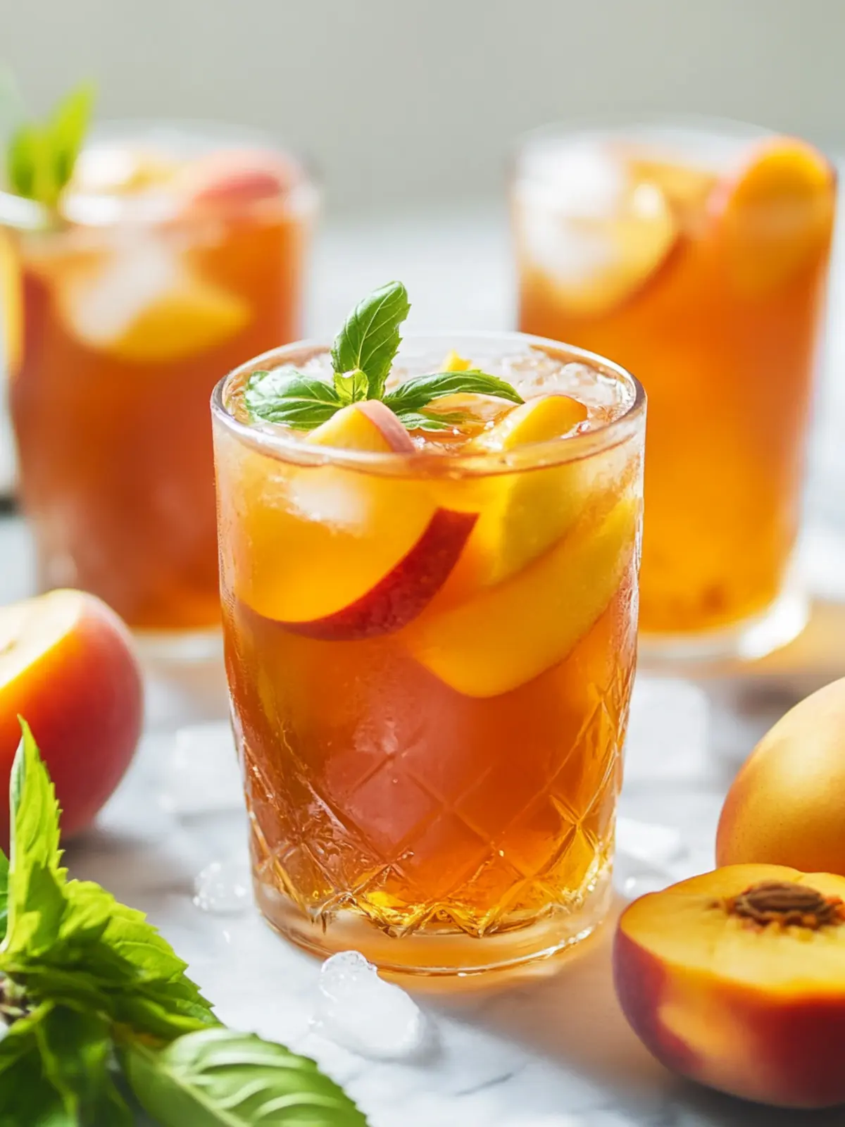 Georgia Peach Sweet Tea: The Ultimate Summer Sip Experience 4 Georgia Peach Sweet Tea