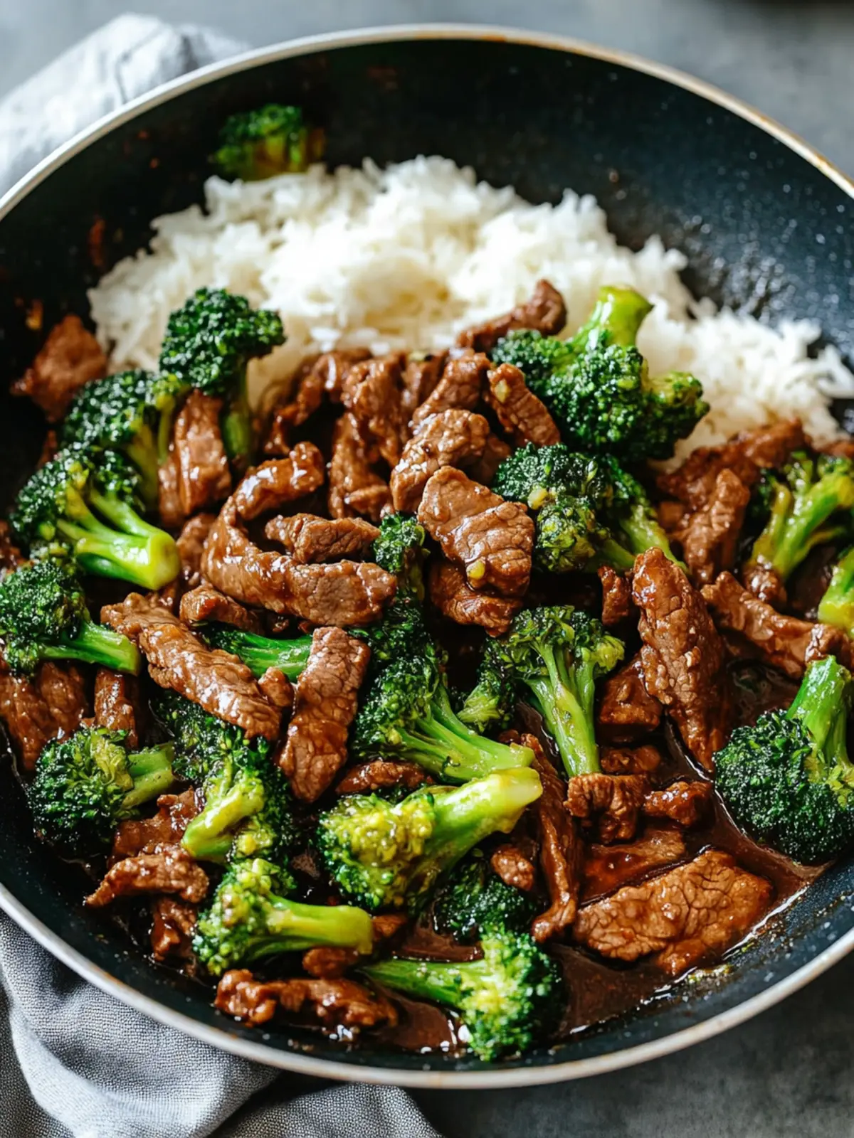 Delicious Chinese Beef and Broccoli One Pan Take-Out at Home 5 Chinese Beef and Broccoli (One Pan Take-Out)