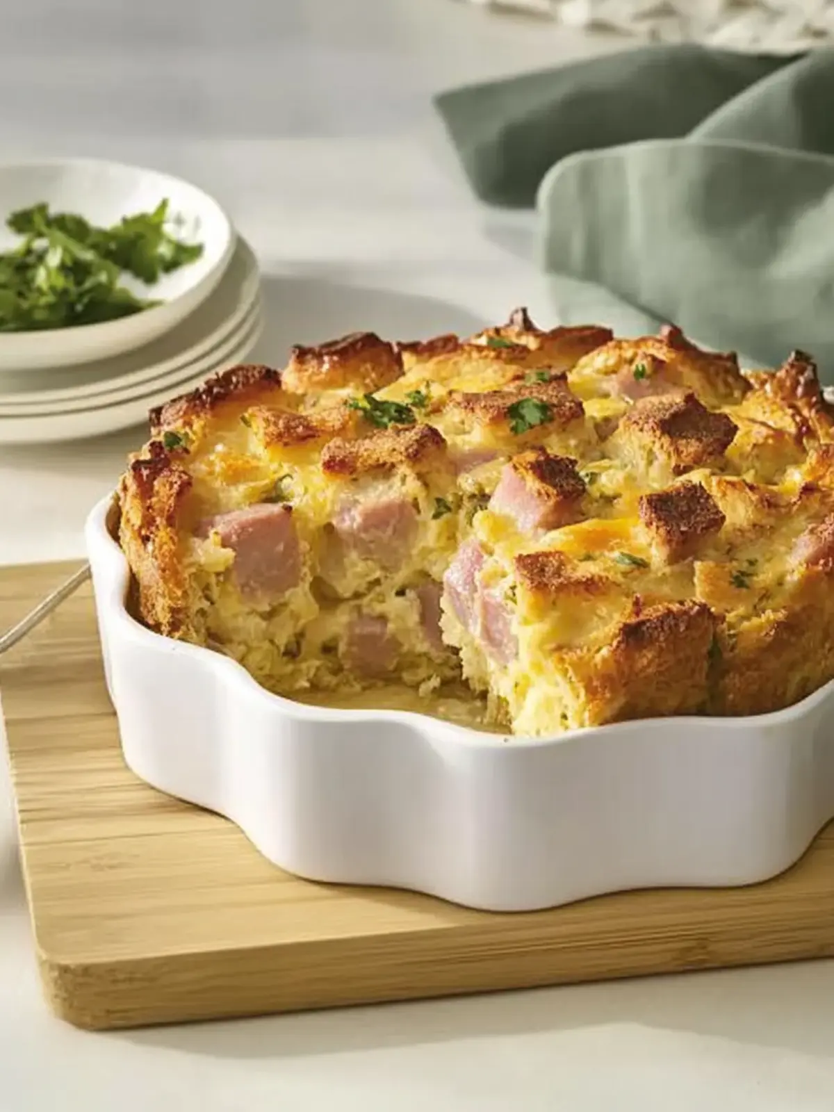 Savory Ham and Cheese Strata for a Cozy Breakfast Feast 5 Ham and Cheese Strata
