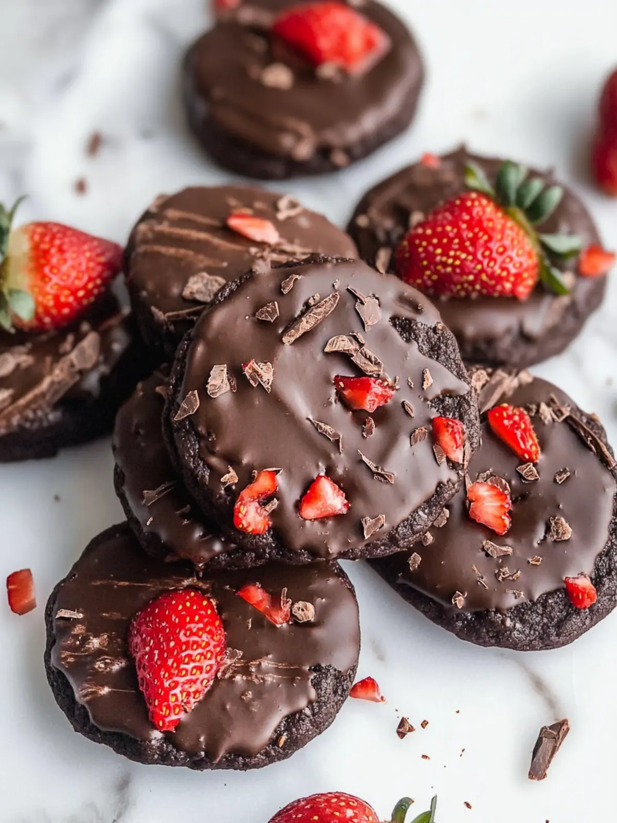 Irresistible Chocolate Covered Strawberry Cookies to Indulge In 3 Chocolate Covered Strawberry Cookies