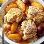 Peach-Plum Cobbler with Buttermilk Biscuits for Cozy Comfort 6 Peach-Plum Cobbler With Buttermilk Biscuits