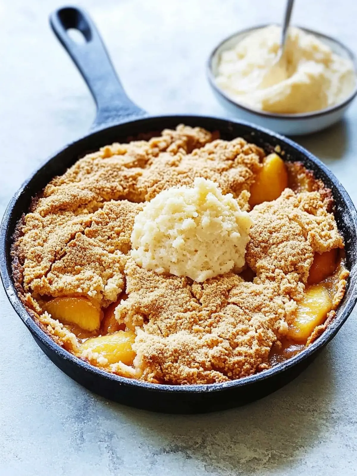 Bourbon Peach Cobbler That Will Steal Your Heart 2 Bourbon Peach Cobbler