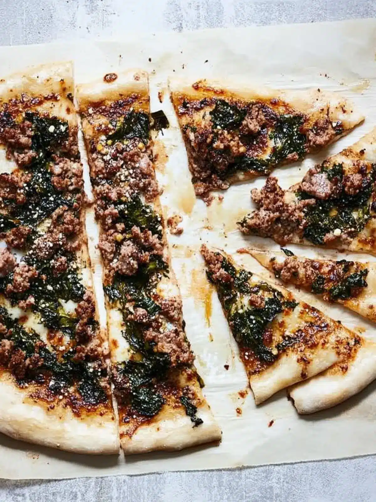 Meat and Collards Pizza: A Hearty Twist on Comfort Food 2 Meat and Collards Pizza