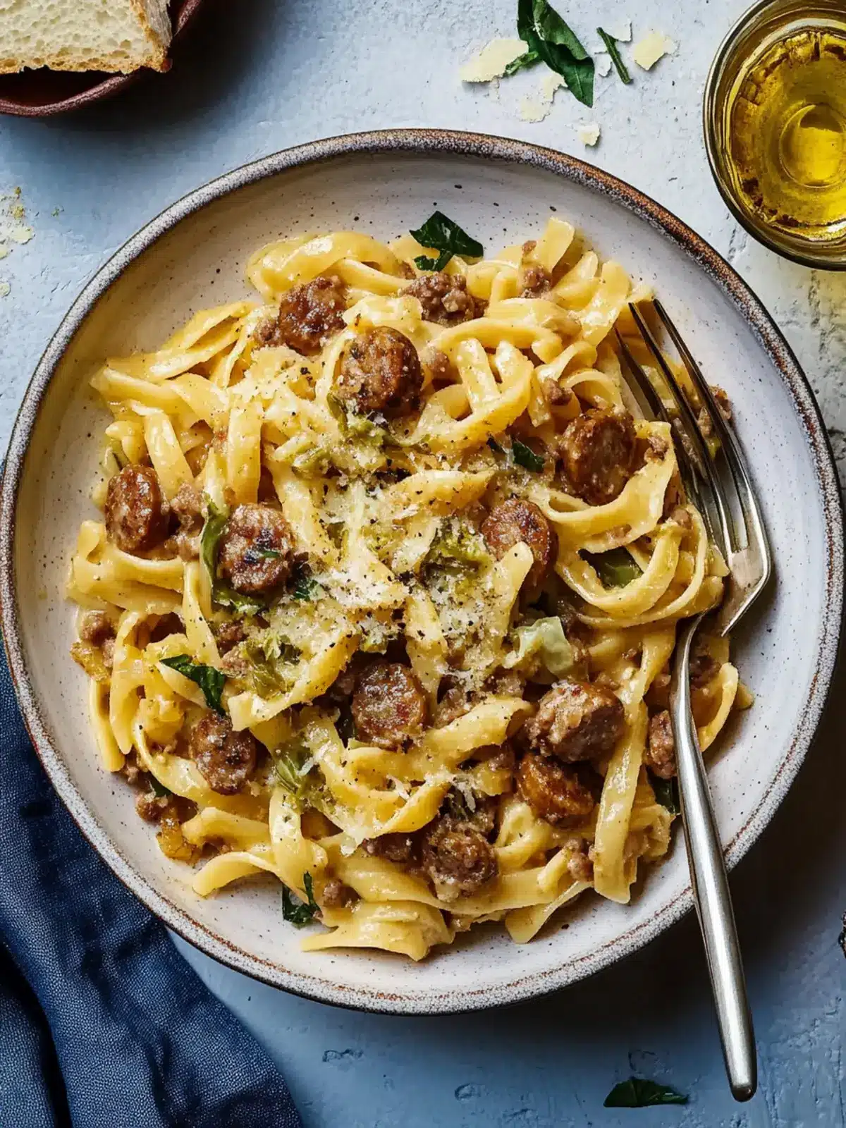 Buttery Cabbage-and-Sausage Pasta: A Comfort Food Delight 4 Buttery Cabbage-and-Sausage Pasta