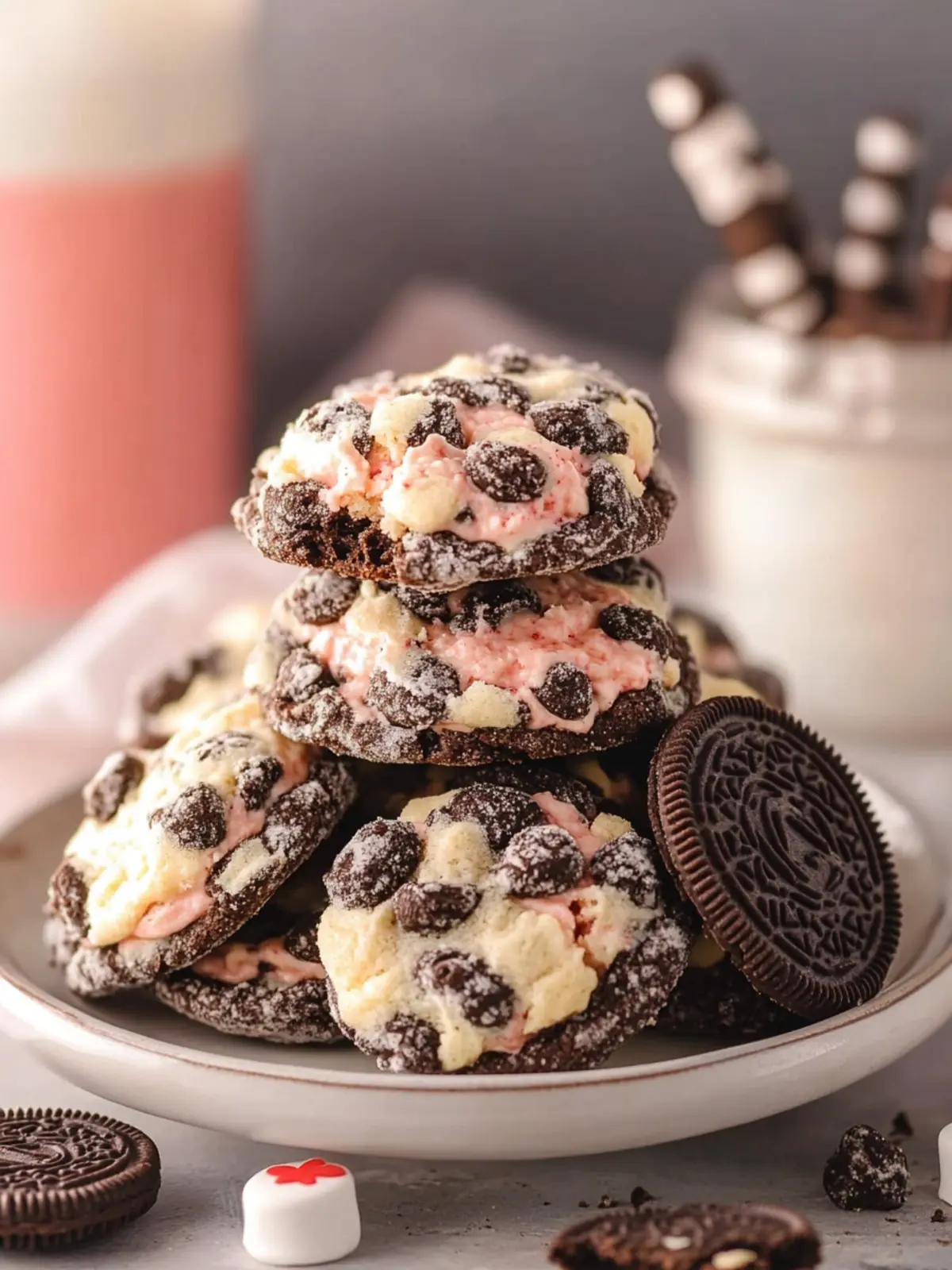 Irresistible Oreo Cheesecake Cookies for Sweet Celebrations 2 OREO CHEESECAKE COOKIES