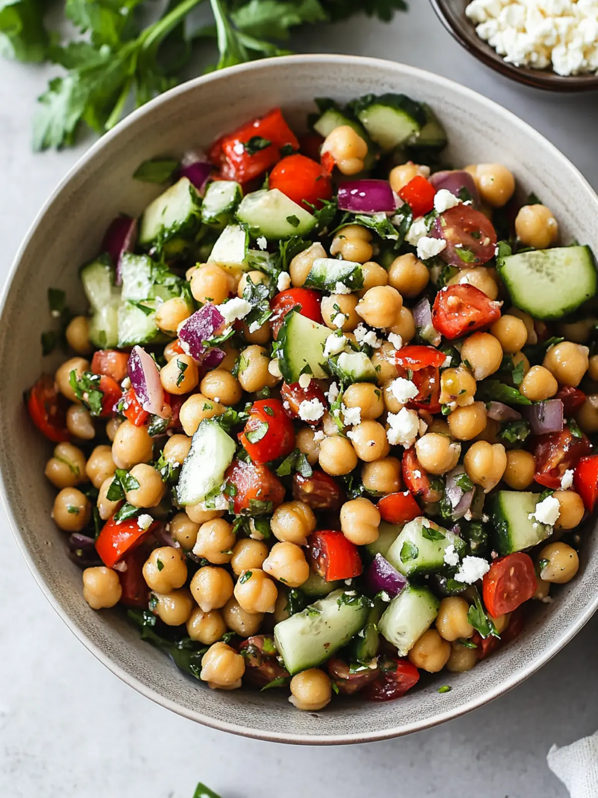 Mediterranean Chickpea Salad: Your Perfect Summer Meal Prep 5 Mediterranean Chickpea Salad
