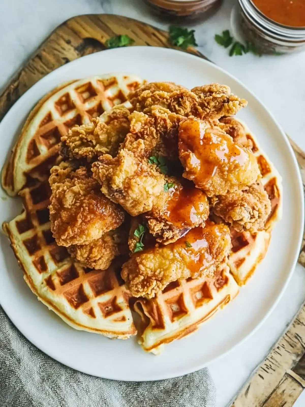 Fried Chicken and Waffles: A Southern Comfort Delight 3 Fried Chicken and Waffles