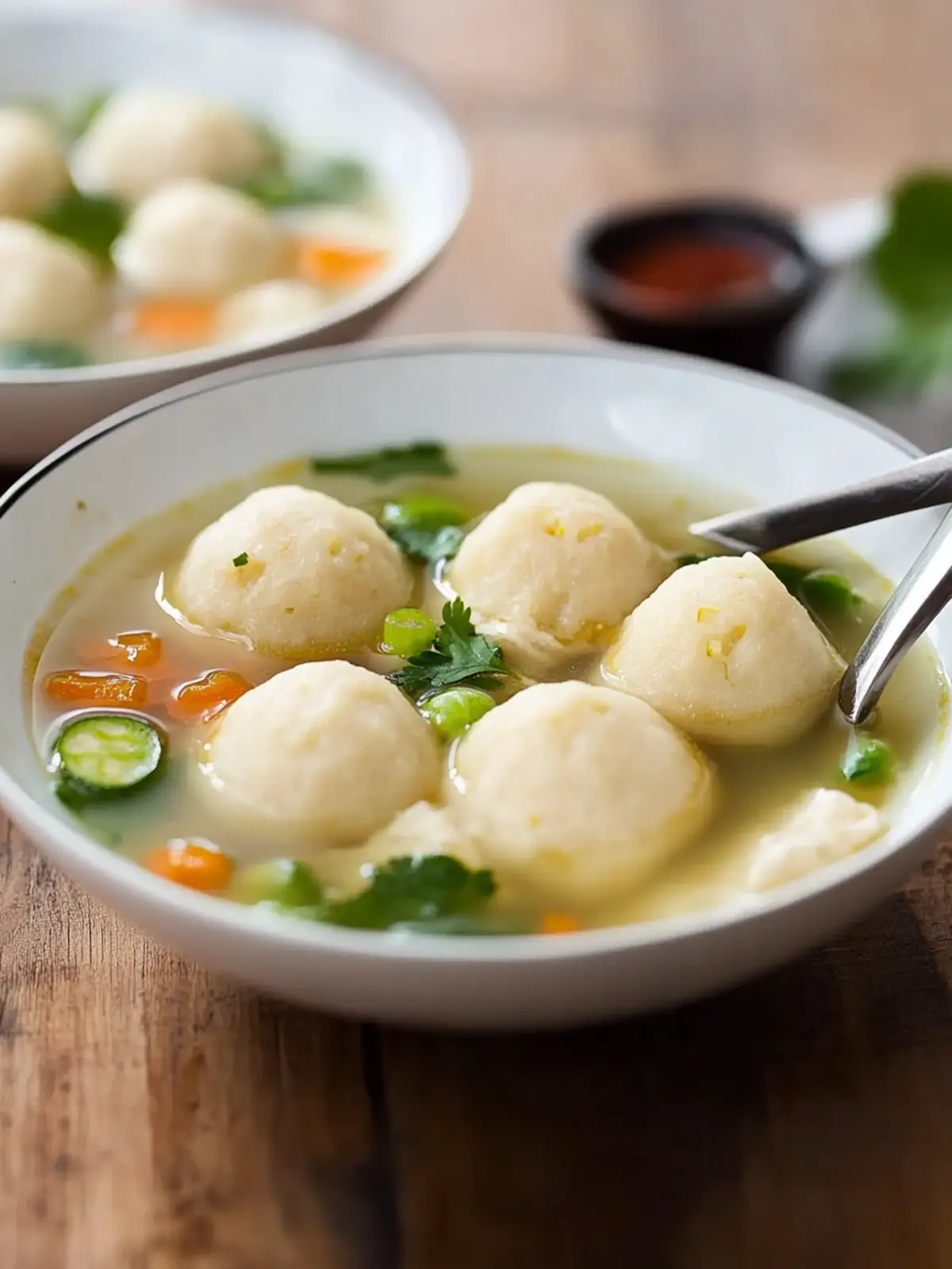 Masa Ball Soup: Hearty Corn Dumplings in Savory Chicken Broth 4 Masa Ball Soup (Corn Dumplings in Chicken Soup)