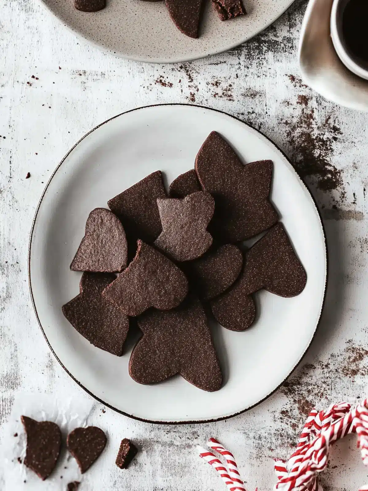Perfectly Shaped Chocolate Cut-Out Cookies for Festive Fun 4 Chocolate Cut-Out Cookies