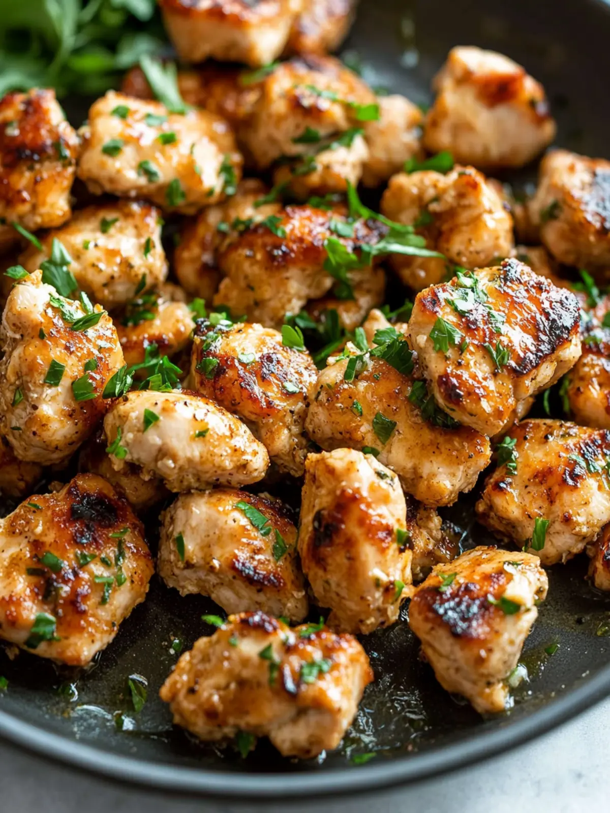 Garlic Butter Chicken Bites for a Quick Dinner Delight 2 Garlic Butter Chicken Bites
