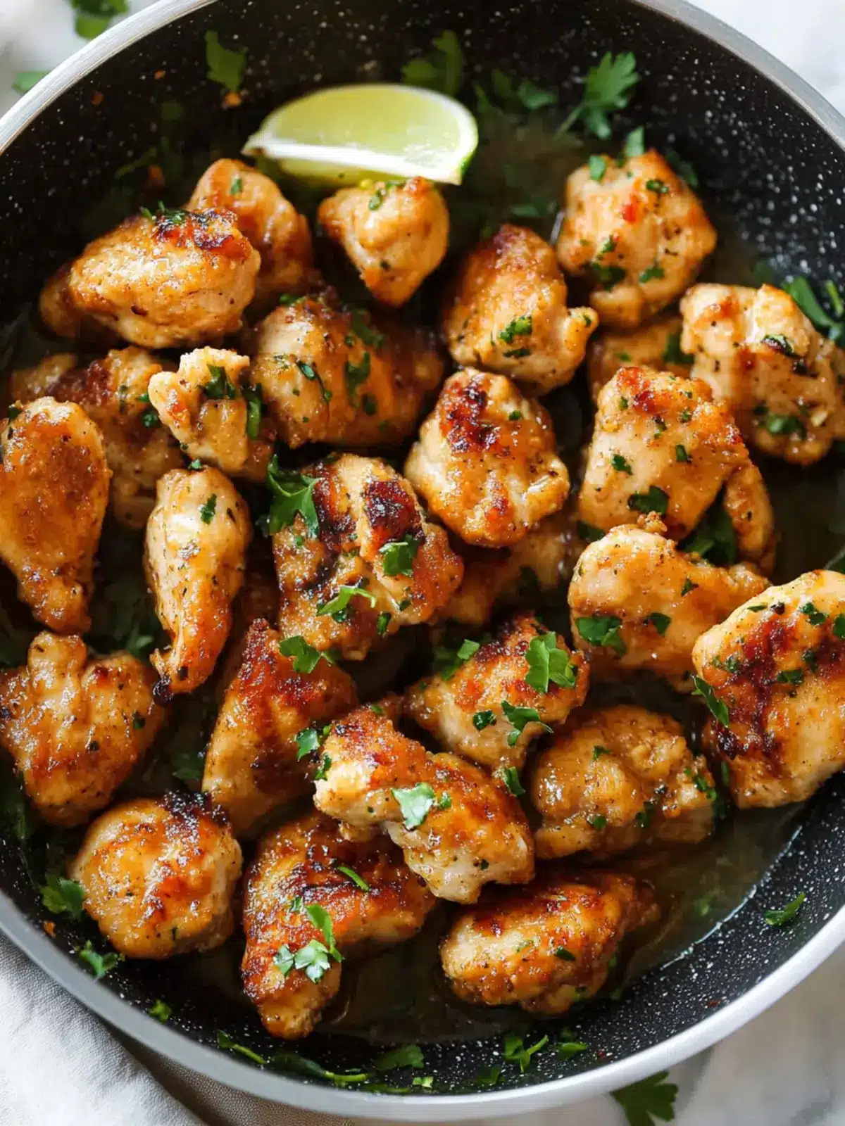 Garlic Butter Chicken Bites for a Quick Dinner Delight 4 Garlic Butter Chicken Bites