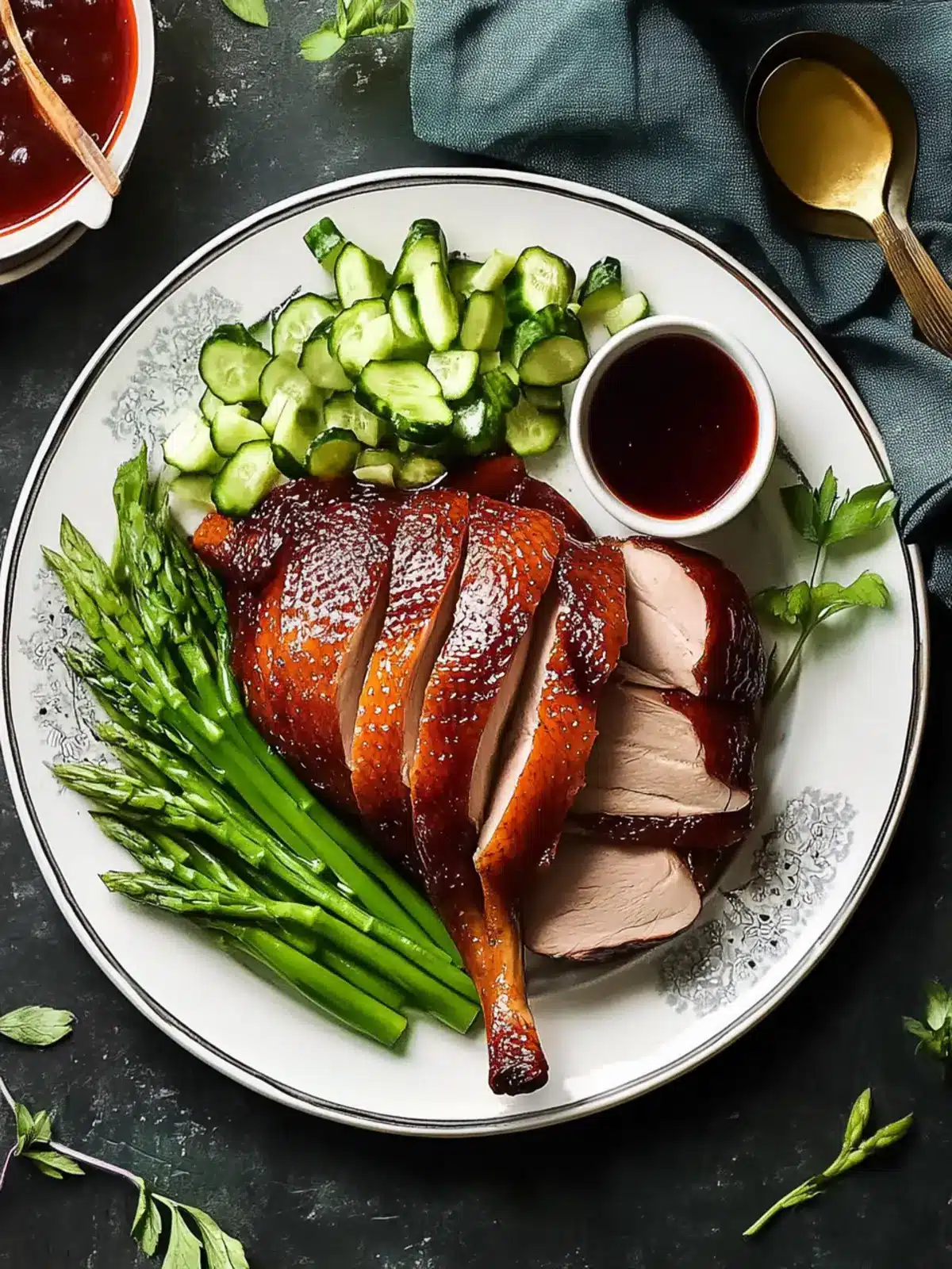 Savory Peking Duck with Irresistible Plum Jam Glaze 4 Peking Duck