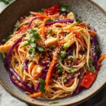 Miso Peanut Rainbow Noodle Salad: A Vibrant Vegan Delight 6 Miso Peanut Rainbow Noodle Salad